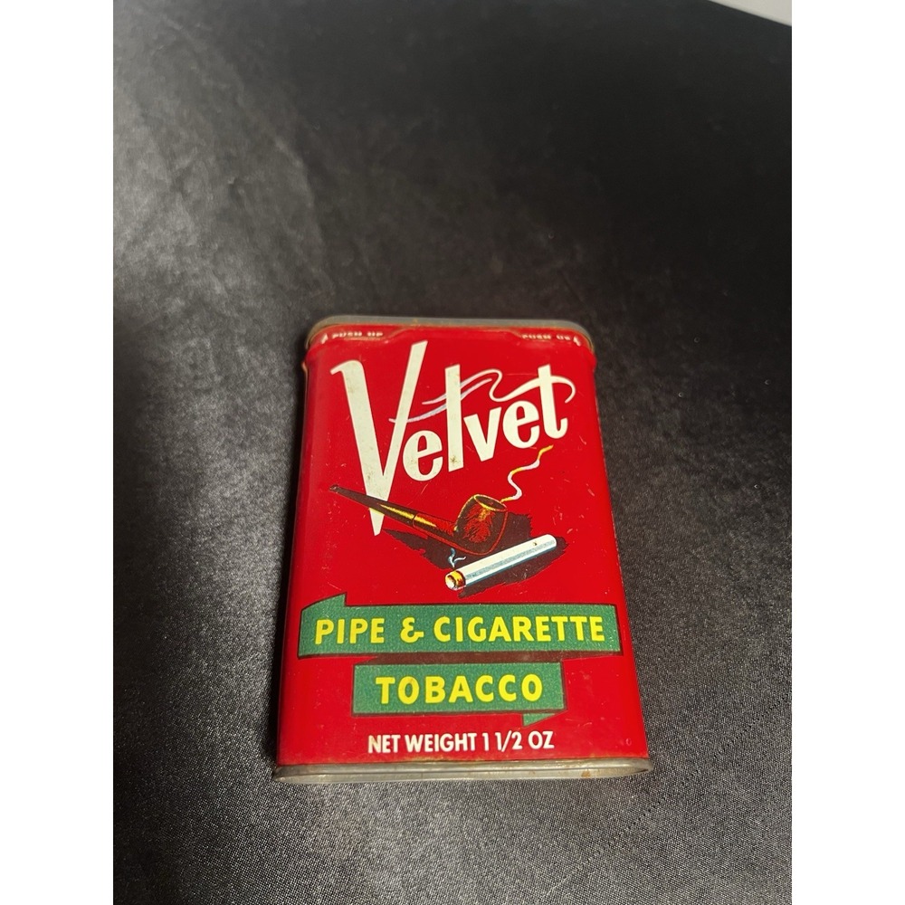 Classic Vintage Tobacco Pocket Tins Bundle – 2 Prince Albert + 1 Velvet (Empty)